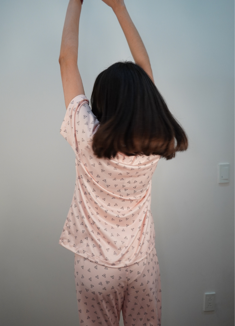 Pijama print corazoncitos