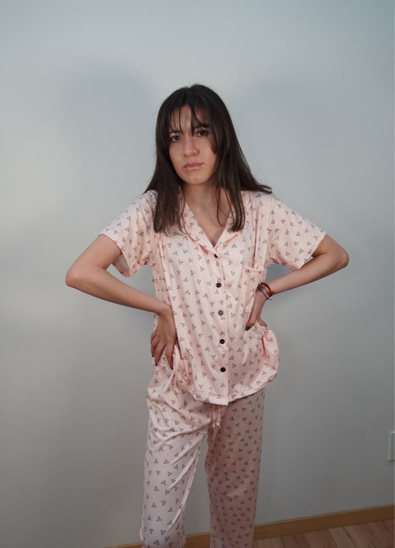 Pijama print corazoncitos