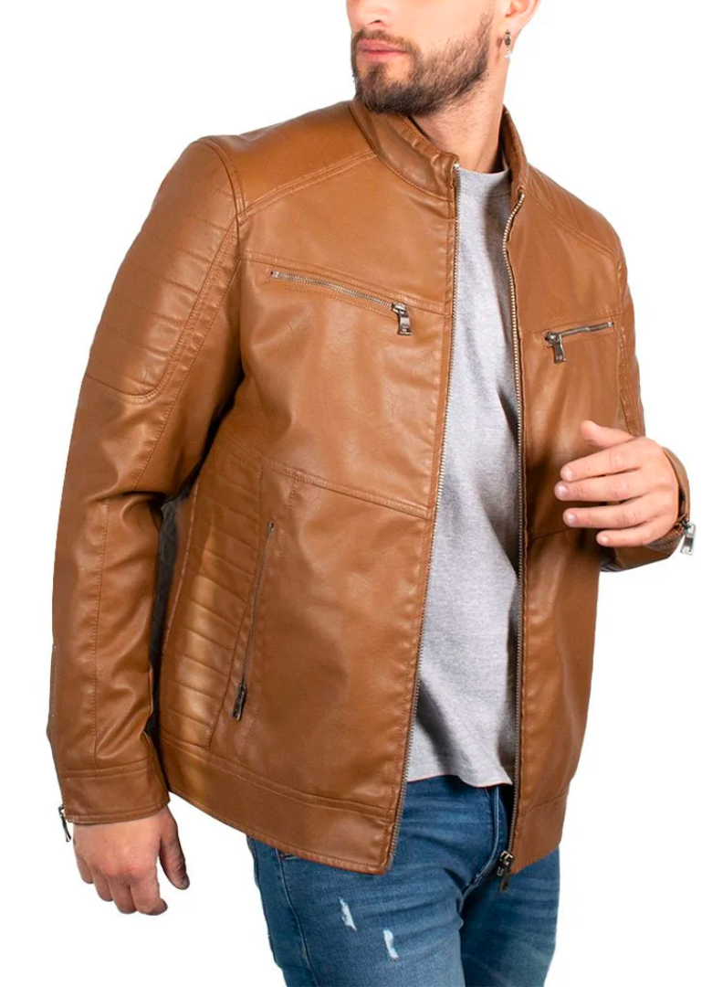 Chamarra Vinipiel Lifestyle Hombre
