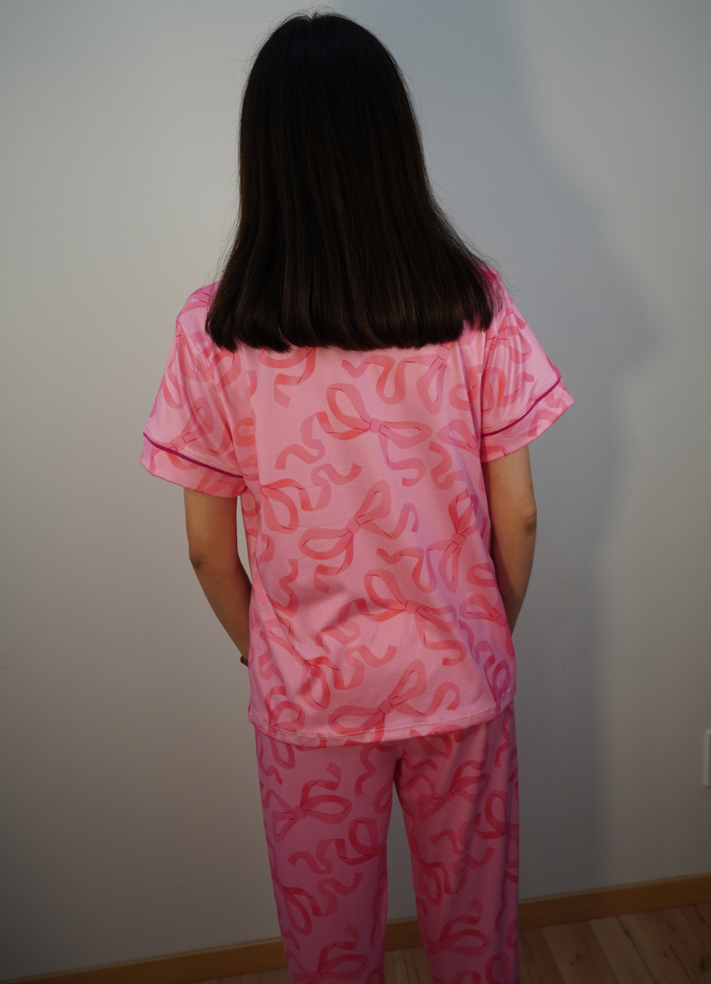 Pijama print moñitos