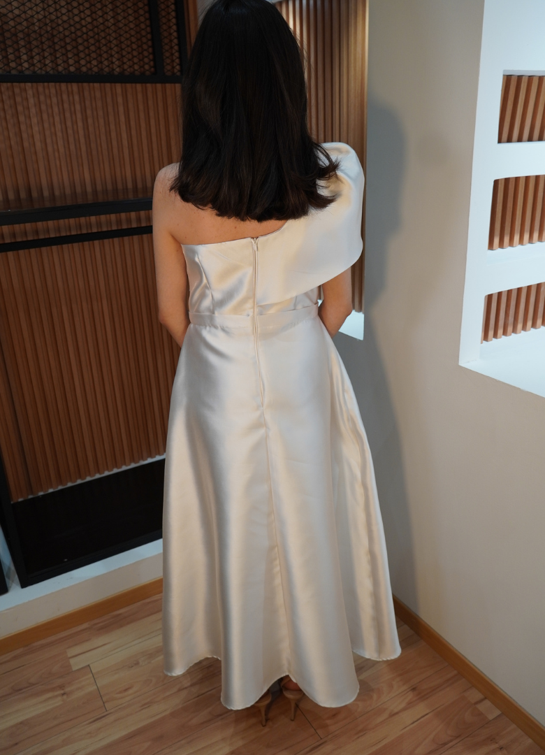 Vestido bridal moño