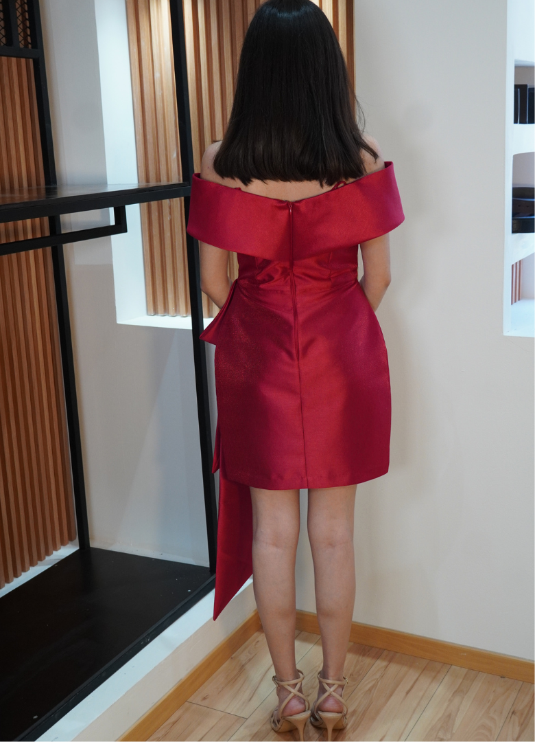 Vestido tulipe rojo