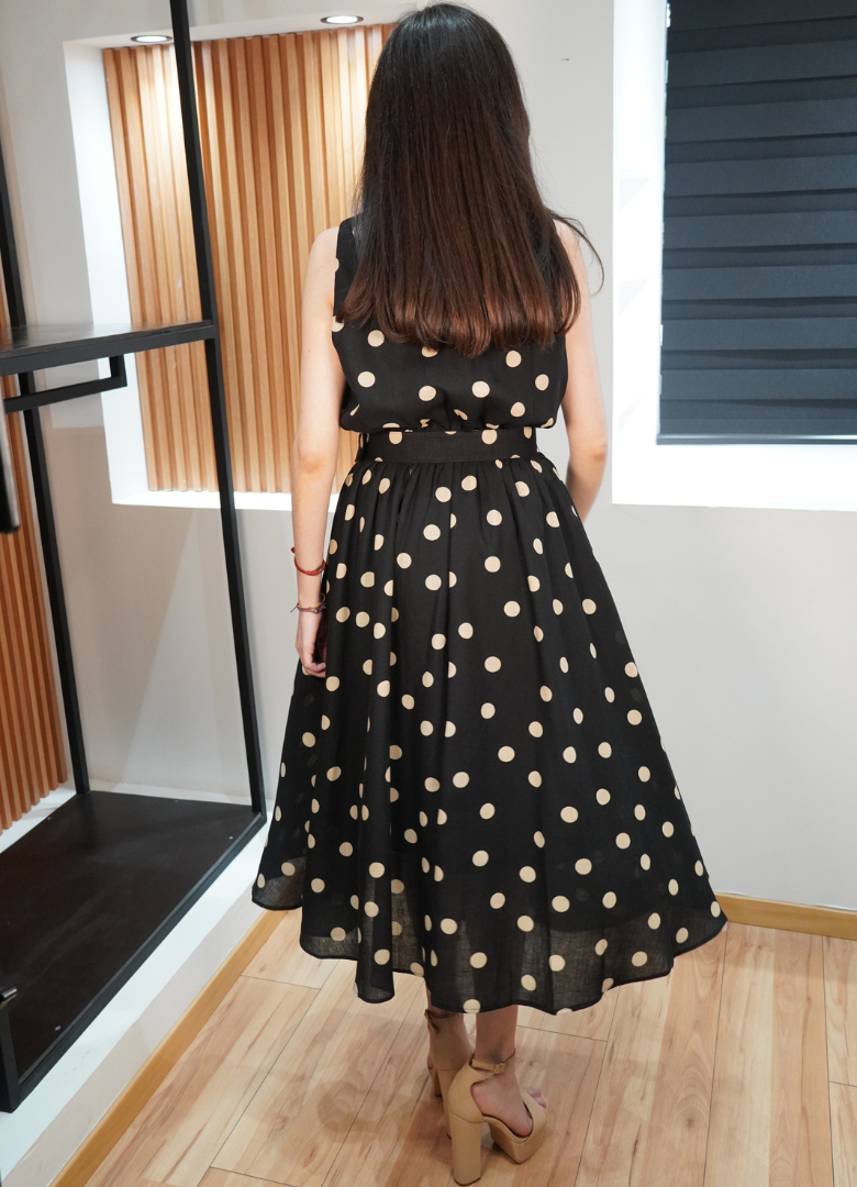 Vestido print circular