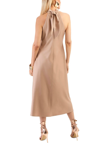 Plain nude dress