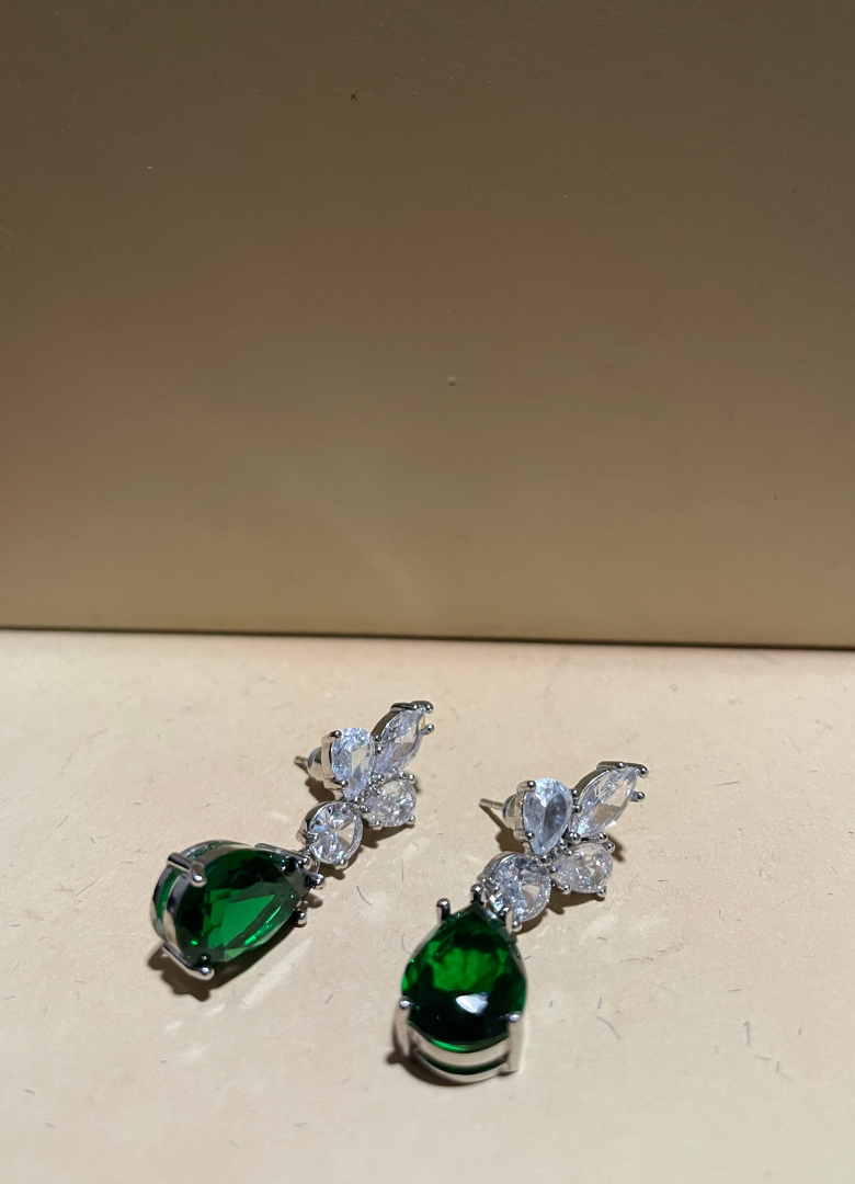 Aretes esmeralda