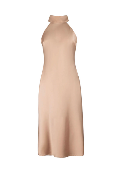 Plain nude dress