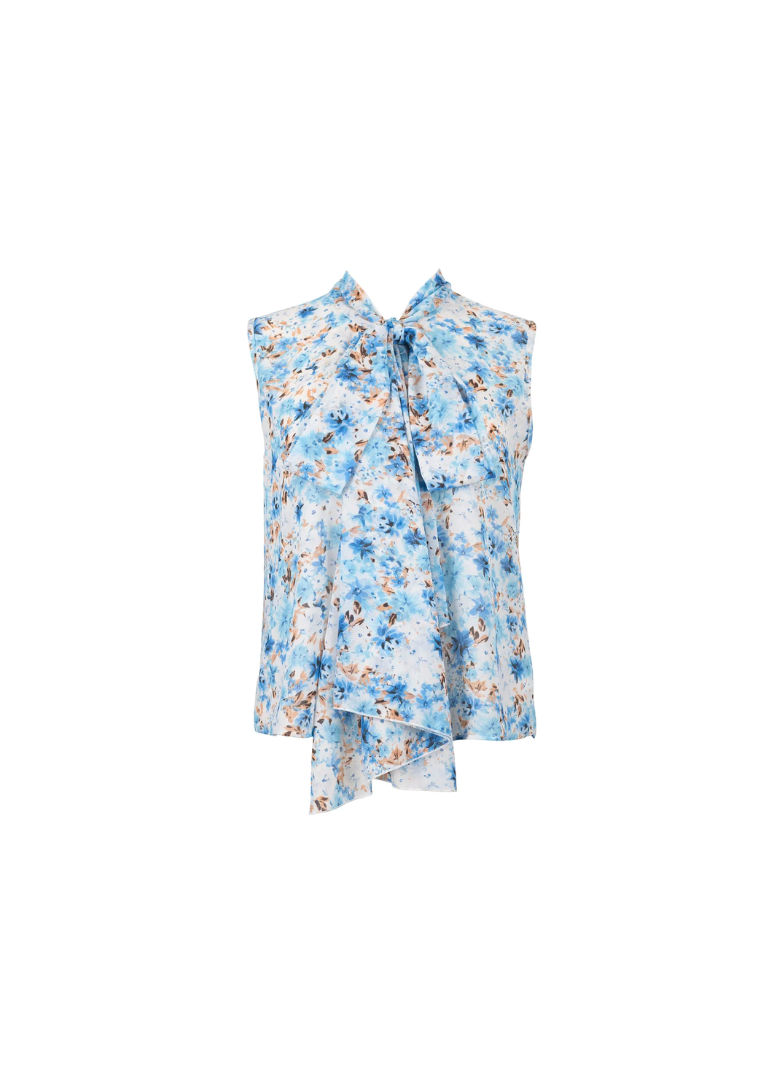 Blusa camisero estampada