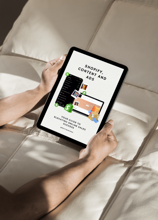 Shopify, content and Ads: Ebook