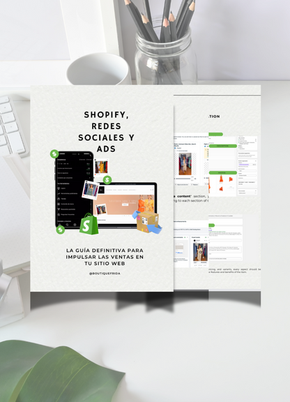 Ebook: Shopify, Redes Sociales y Ads.