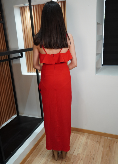 Vestido basic rojo