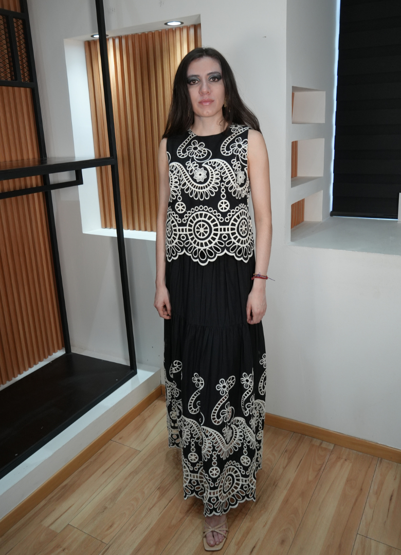 Set crochet negro