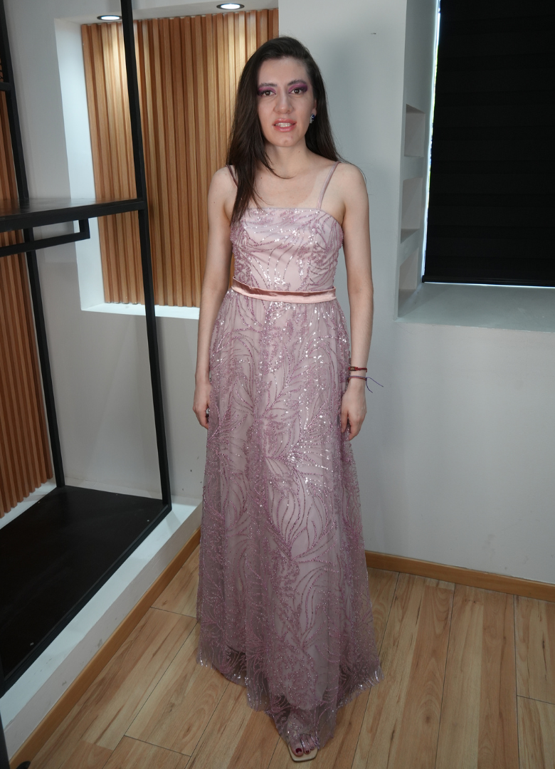 Vestido shakira rosa