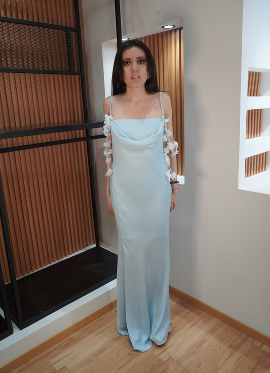 Vestido baby blue