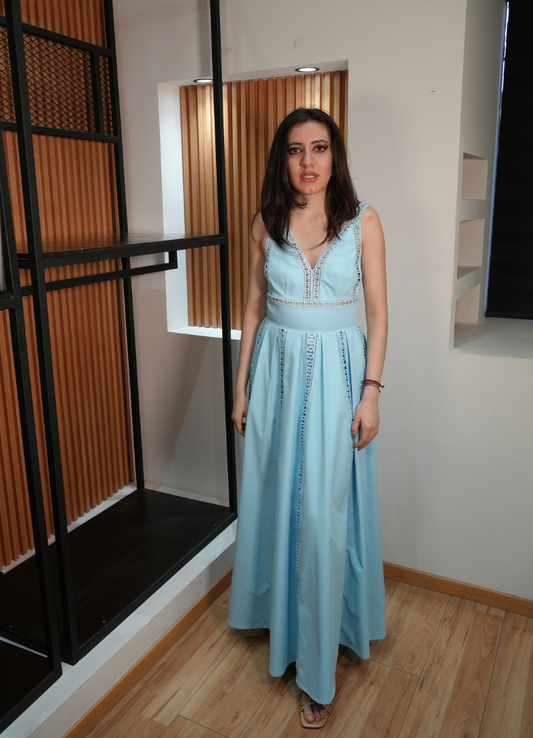 Vestido baby blue