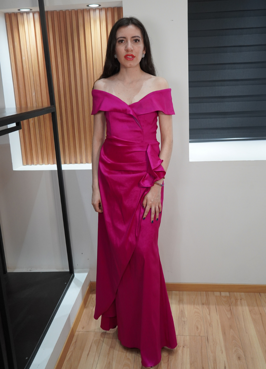 Vestido magenta