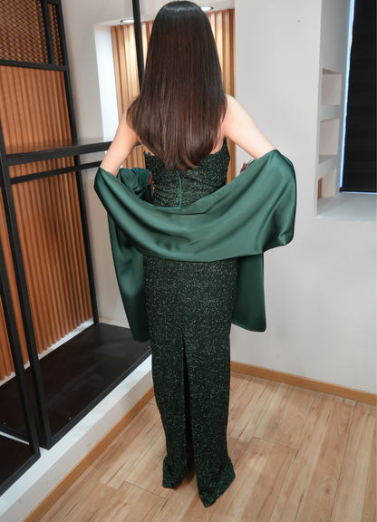 Vestido shakira esmeralda