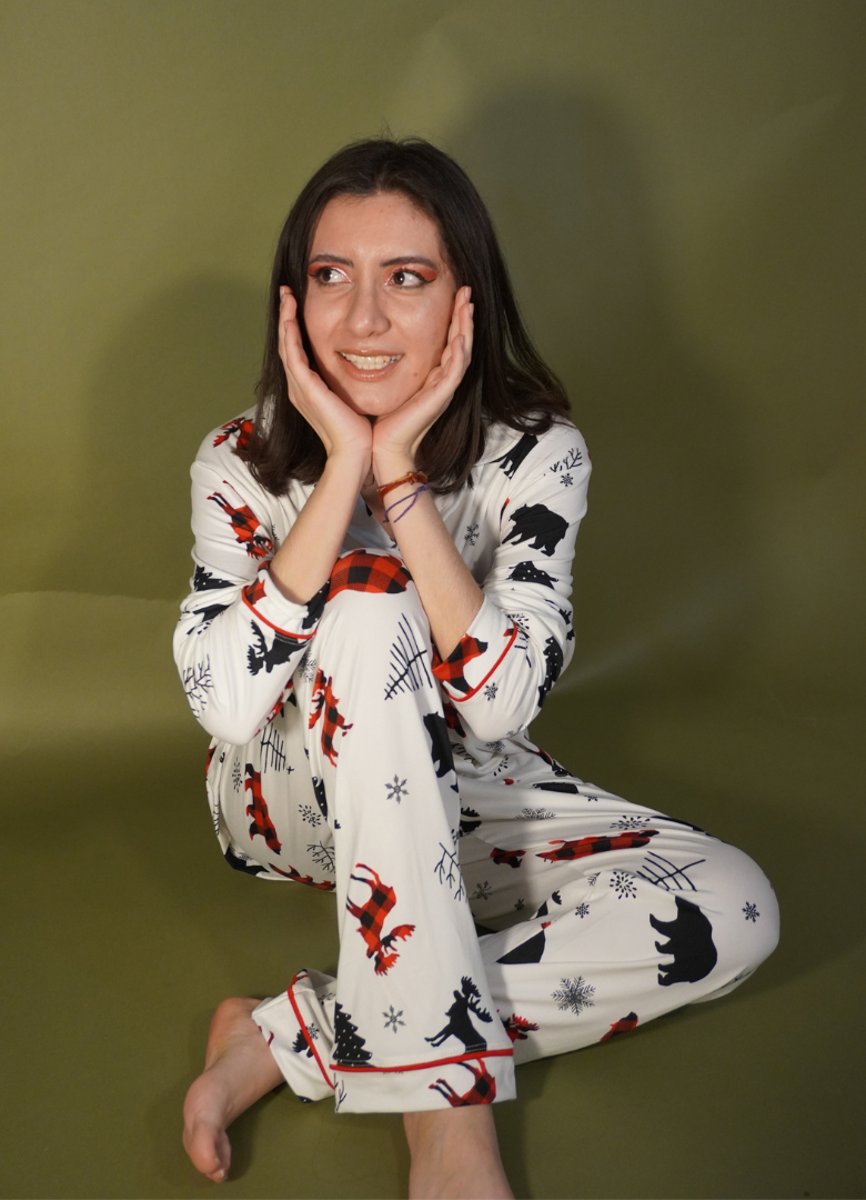 Pijama navideña osos